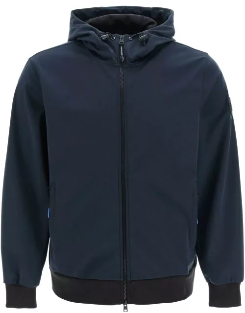 WOOLRICH HOODED SOFTSHELL JACKET