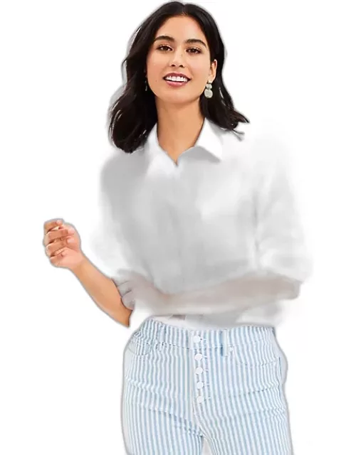 Loft Linen Blend Everyday Pocket Shirt