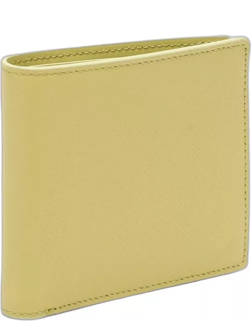 Cedar leather bi-fold wallet