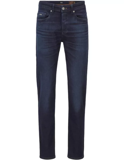 BOSS Tapered Fit Jeans Navy