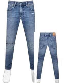 G Star Raw Revend Skinny Jeans Blue