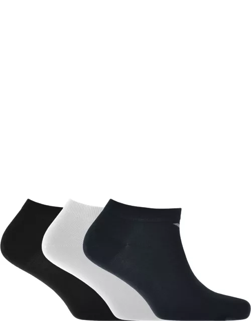 Emporio Armani 3 Pack Trainer Sock