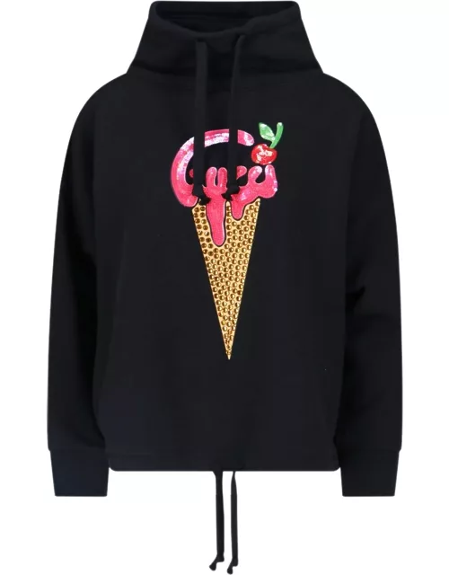 Gucci Glitter Embroidery Hoodie