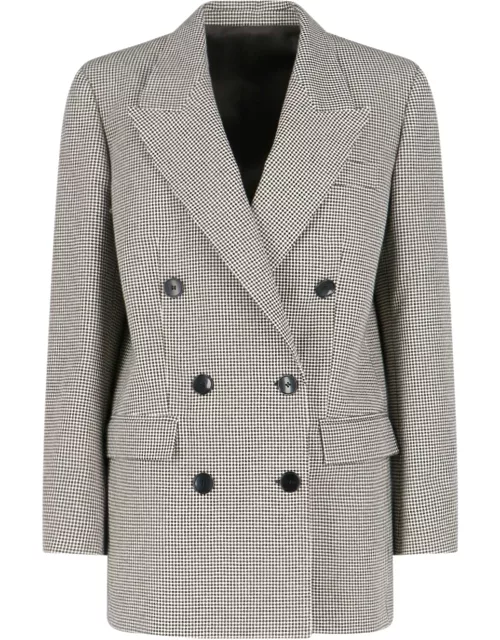 Isabel Marant Double-Breasted Check Blazer