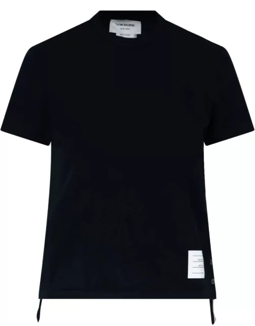 Thom Browne Back Tricolour Stripes T-Shirt