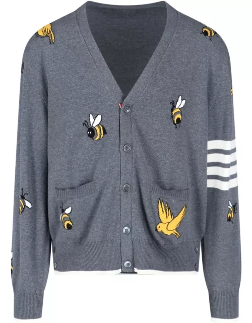 Thom Browne 'Birds And Bees' Cardigan