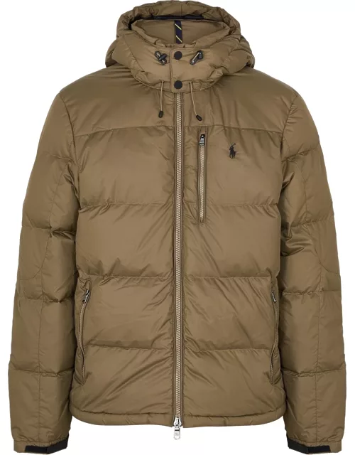 Polo Ralph Lauren Hooded Quilted Shell Jacket - TAN