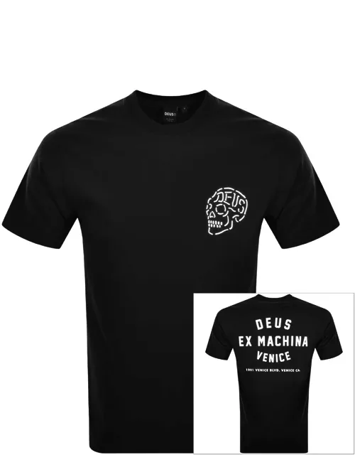 Deus Ex Machina Venice Logo T Shirt Black