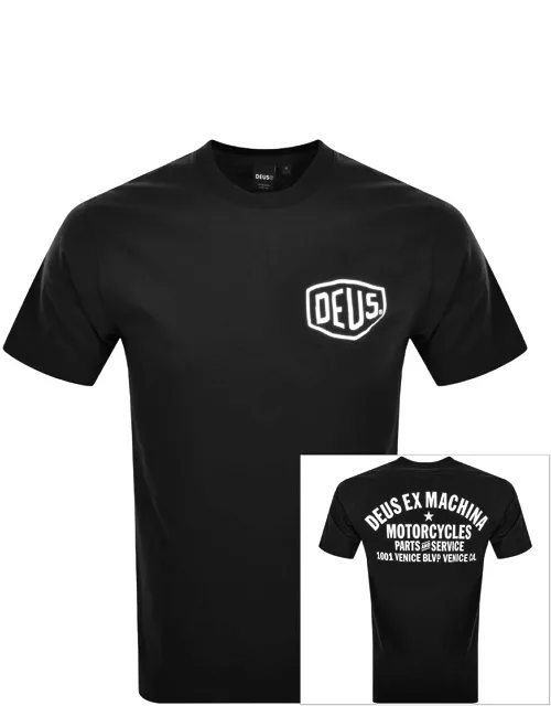 Deus Ex Machina Venice Address T Shirt Black