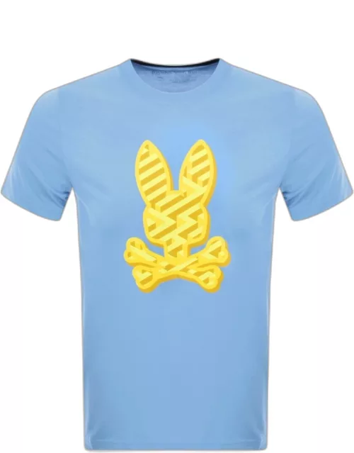 Psycho Bunny Pisani Graphic T Shirt Blue