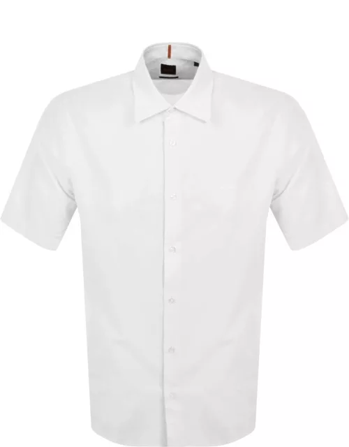 BOSS Rash 2 Short Sleeved Shirt White