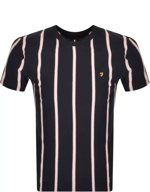 Farah Vintage Peralta T Shirt Navy