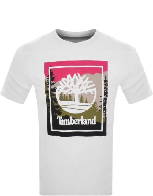 Timberland Logo T Shirt White