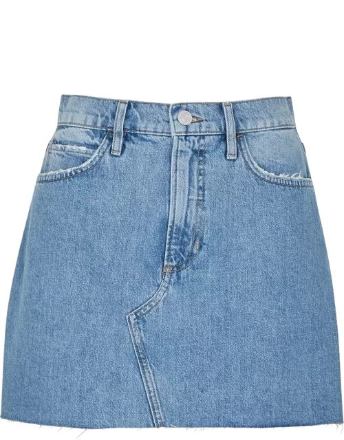 Frame Le High 'N' Tight Denim Mini Skirt - Blue