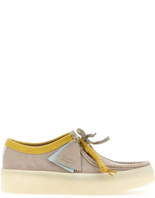 clarks wallabee cup lace-up shoe
