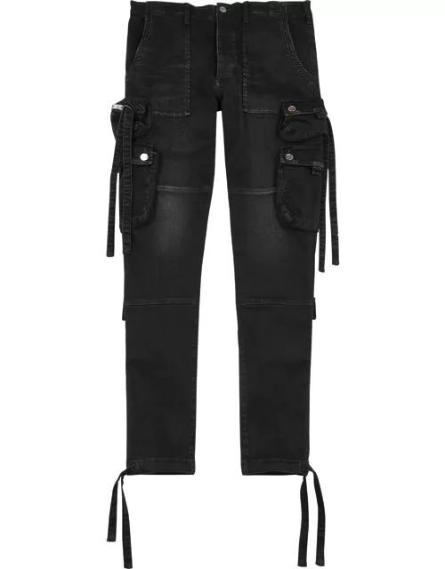 Amiri Tactical Skinny Cargo Jeans - Black