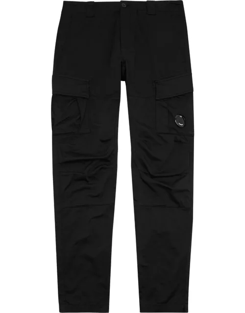 C.P. Company Stretch-cotton Cargo Trousers - Black