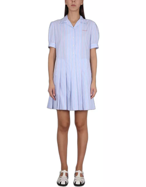 marni dress with logo embroidery