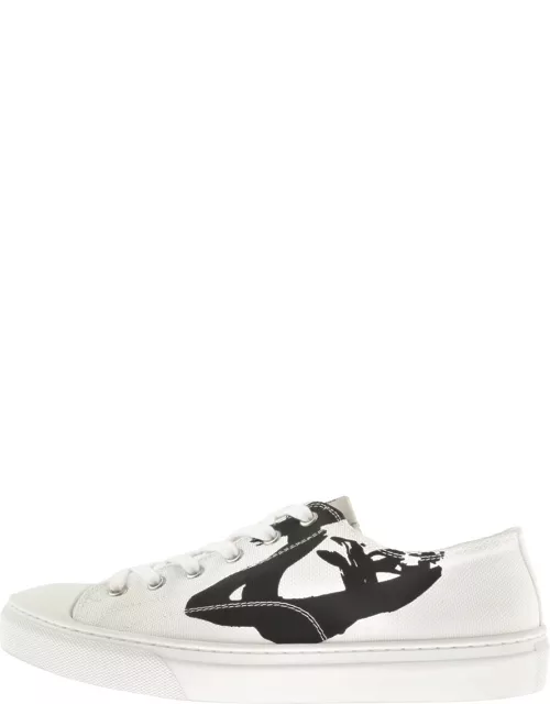 Vivienne Westwood Plimsoll Low Top Trainers White