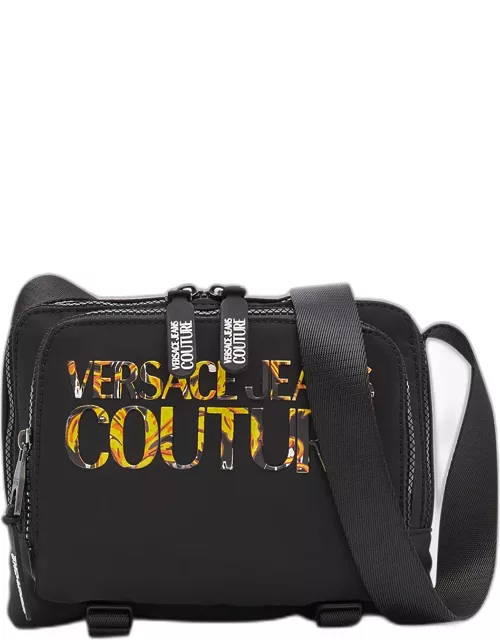 Men's Logo Couture Crossbody Bag