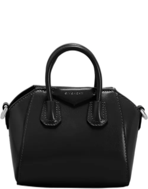 Antigona Micro Top Handle Bag in Box Leather