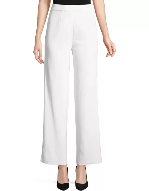 Wide-Leg Knit Pull-On Pant