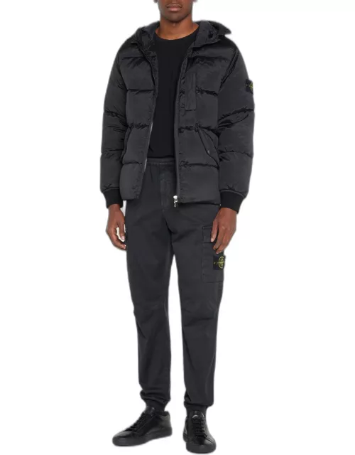 Men's Quilted Nylon Puffer Jacket