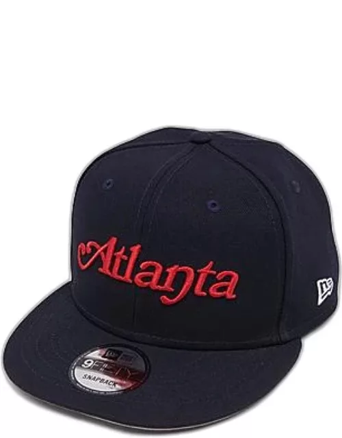 New Era Atlanta Script Icon 9FIFTY Snapback Hat