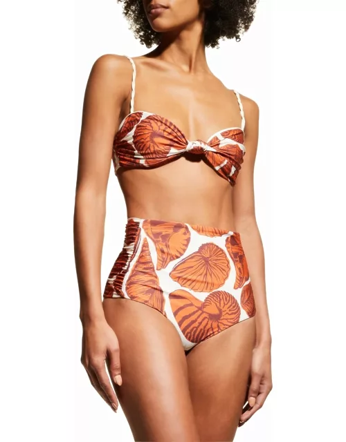 Oceania High-Waisted Bikini Bottom