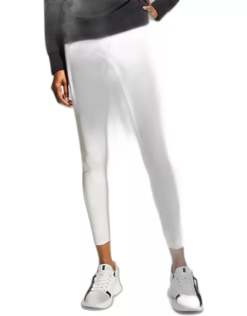 Classic Patent Faux-Leather Firming Legging