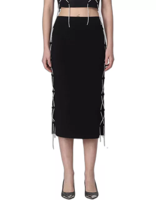 Skirt GIUSEPPE DI MORABITO Woman colour Black