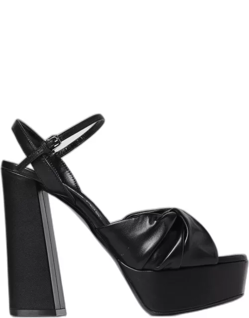 Heeled Sandals SERGIO ROSSI Woman colour Black