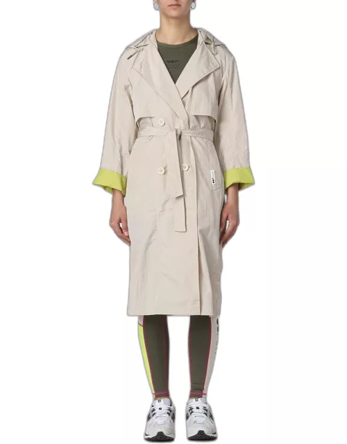 Trench Coat OOF WEAR Woman color Yellow Crea