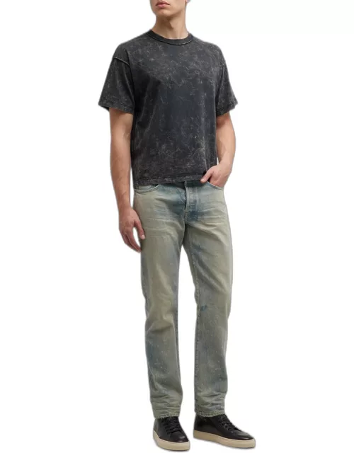 Men's Mineral Wash Cropped Tee