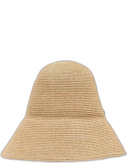 Logo Straw Structured Hat
