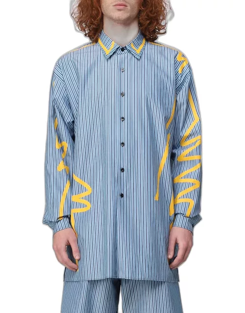 Shirt MOSCHINO COUTURE Men color Gnawed Blue