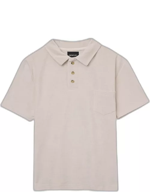 Men's Terry Cloth Polo Shirt