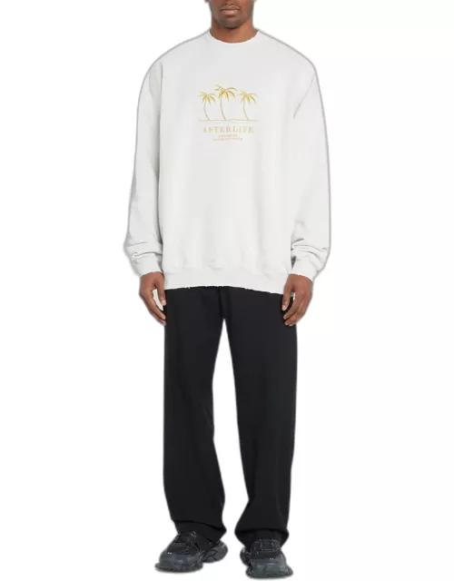 Men's Afterlife Embroidered Terry Sweatshirt