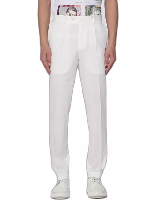 Trousers DANIELE ALESSANDRINI Men colour White