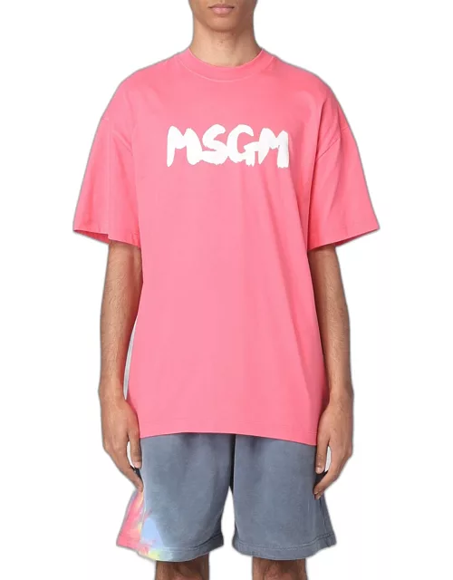 T-Shirt MSGM Men colour Fuchsia