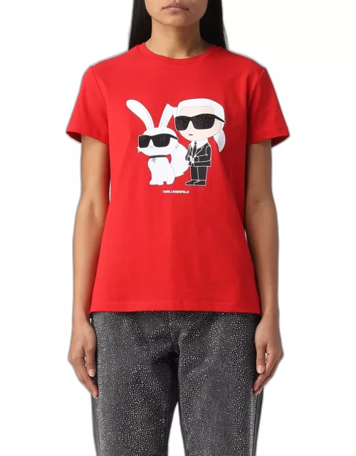 T-Shirt KARL LAGERFELD Woman colour Red