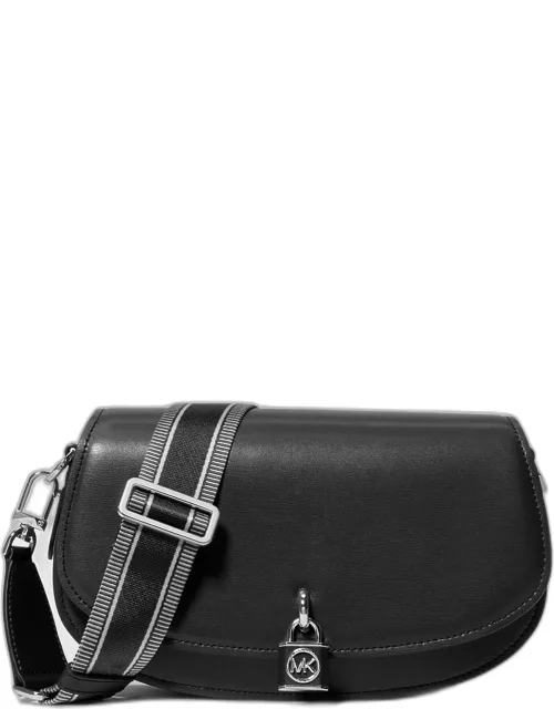 Mila Medium Sling Leather Crossbody Bag