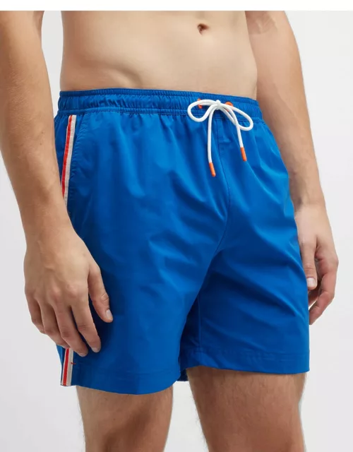 Men's Amalfi Side-Stripe Swim Short