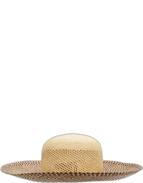 Panama Straw Cloche Hat