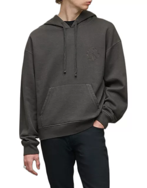 Men's Embroidered Peace Hoodie