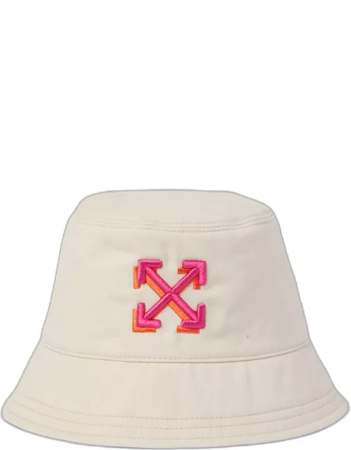 Embroidered Two-Tone Arrow Bucket Hat