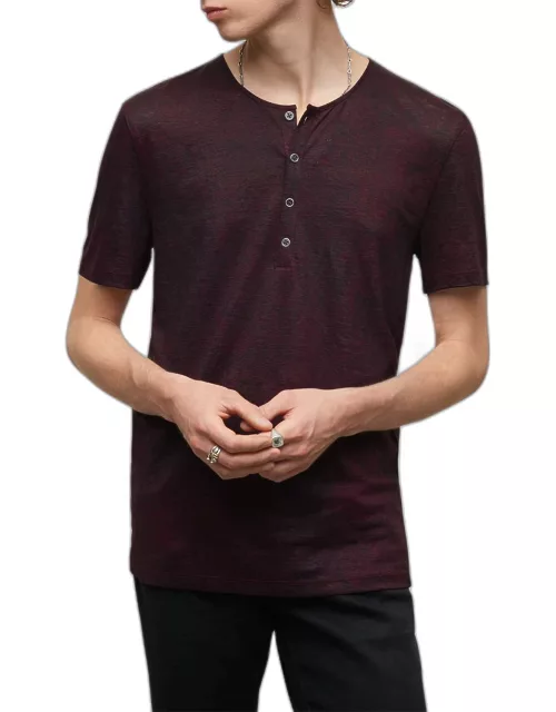 Men's Torrance Linen Henley T-Shirt