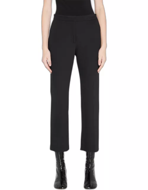 Cropped Crepe Pant