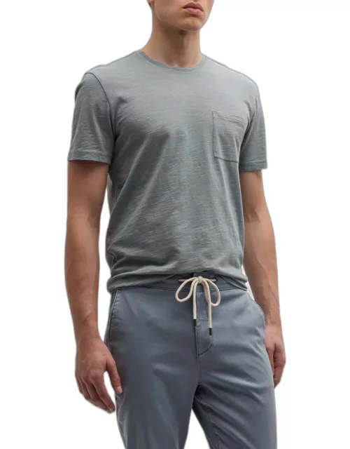 Men's Kenneth Solid Crewneck T-Shirt w/ Pocket