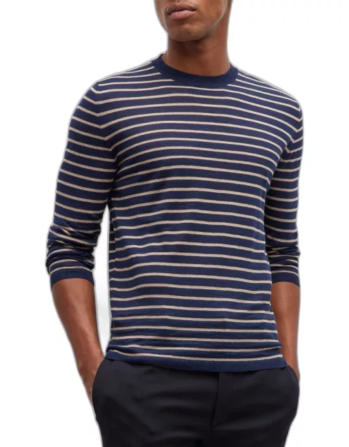 Men's Stripe Crewneck Sweater